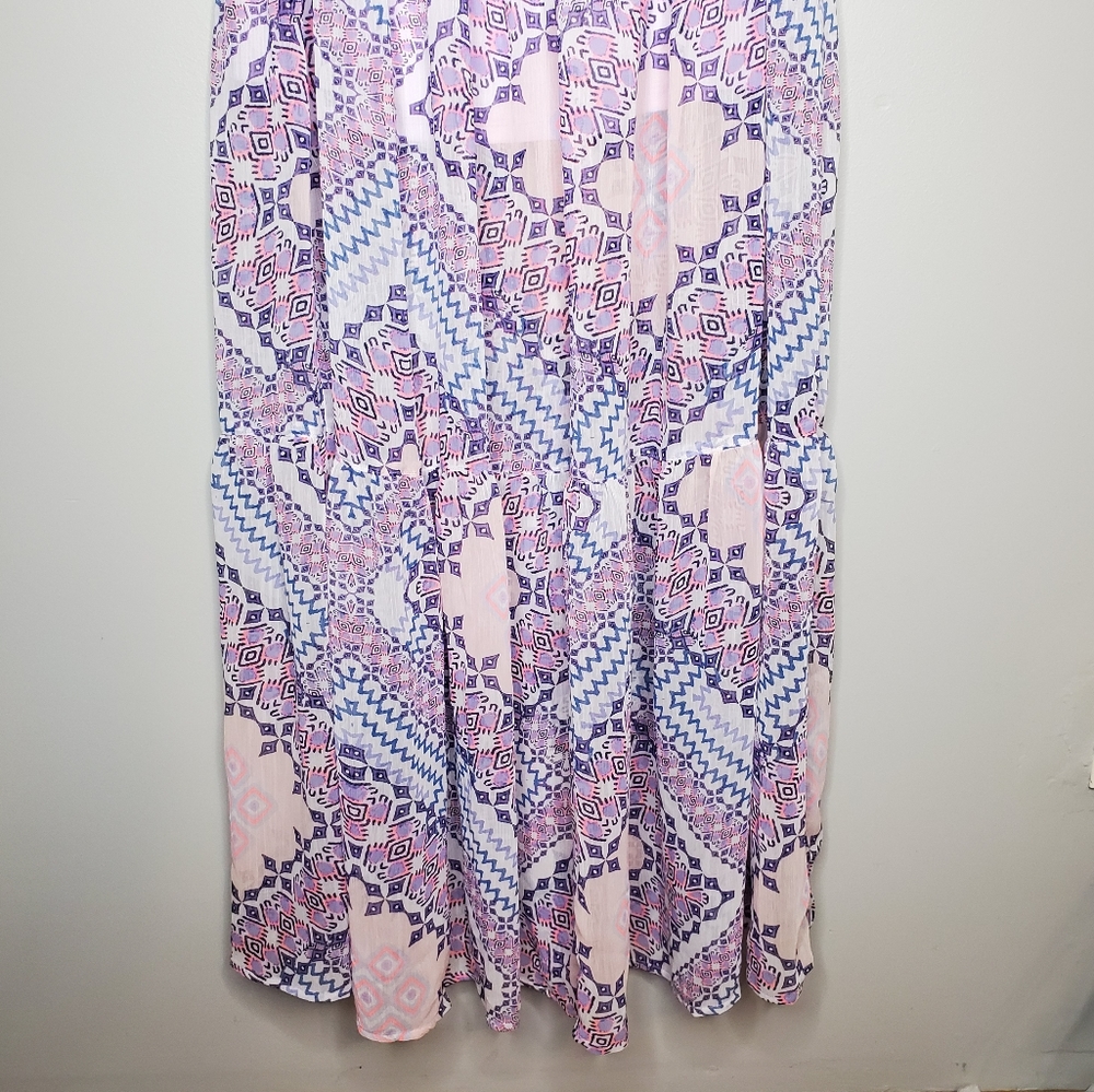 SOLD Express Boho Maxi Skirt Tapestry Print Purple S - Picture 16 of 16